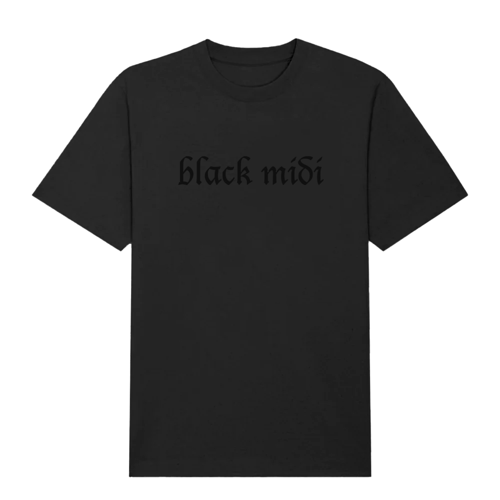 Black midi online t shirt